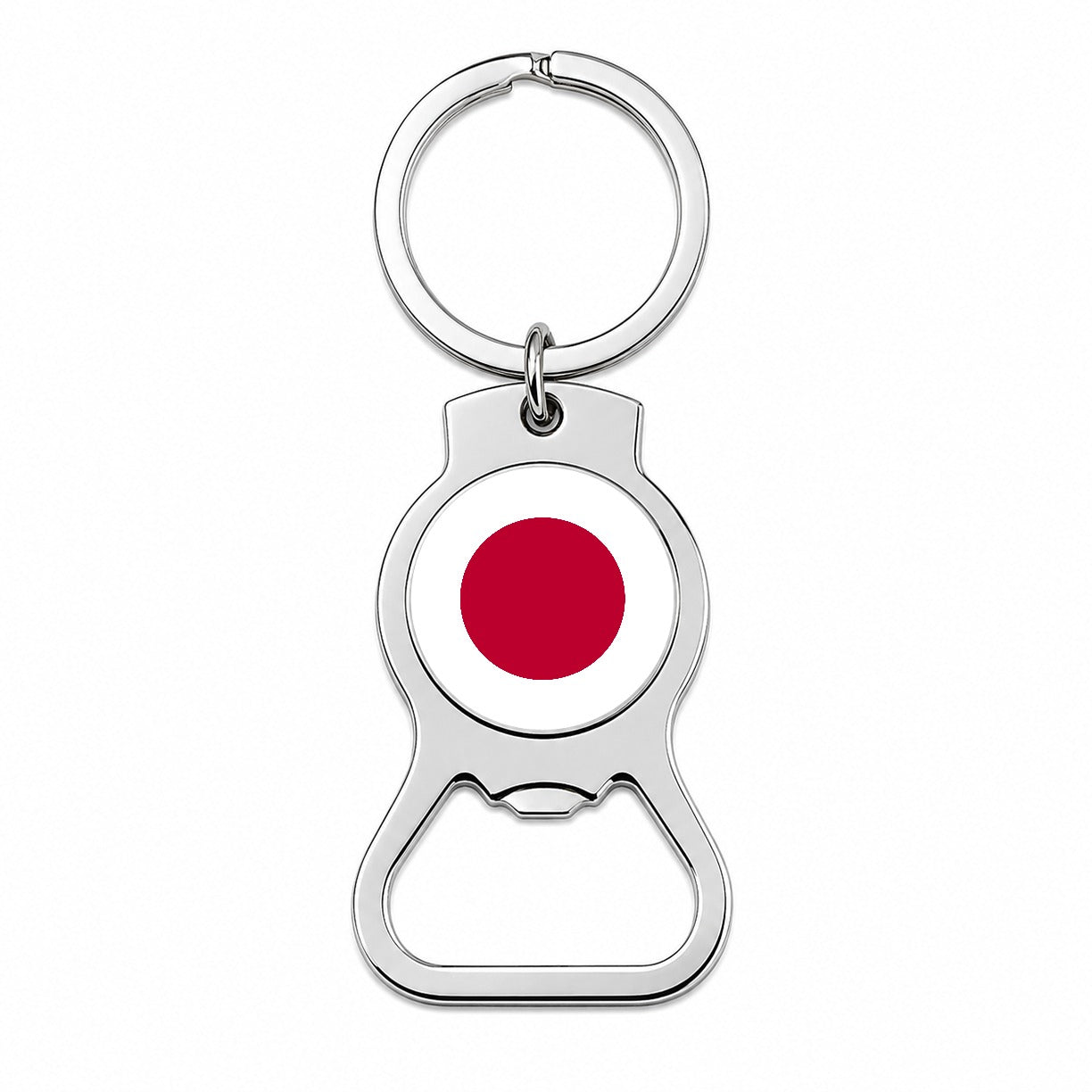 Japan Country Flag Bottle Opener Keychain