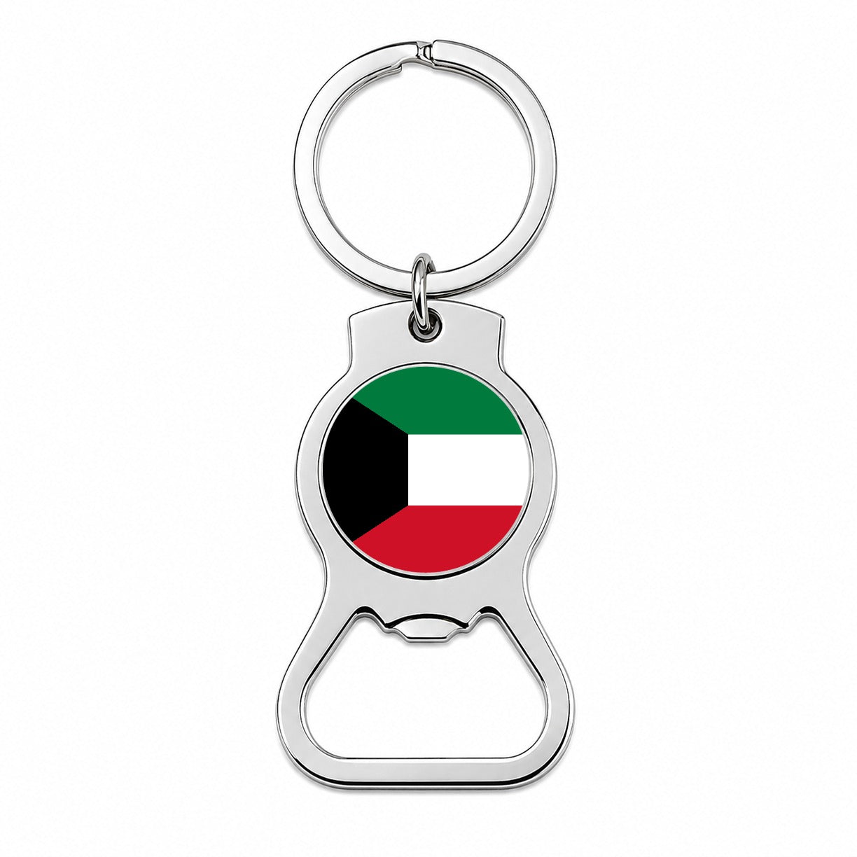 Kuwait Country Flag Bottle Opener Keychain
