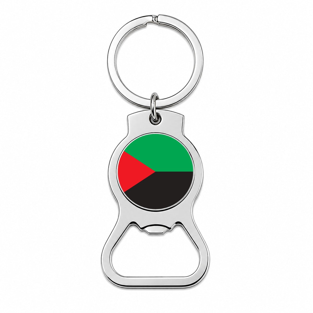 Martinique Country Flag Bottle Opener Keychain