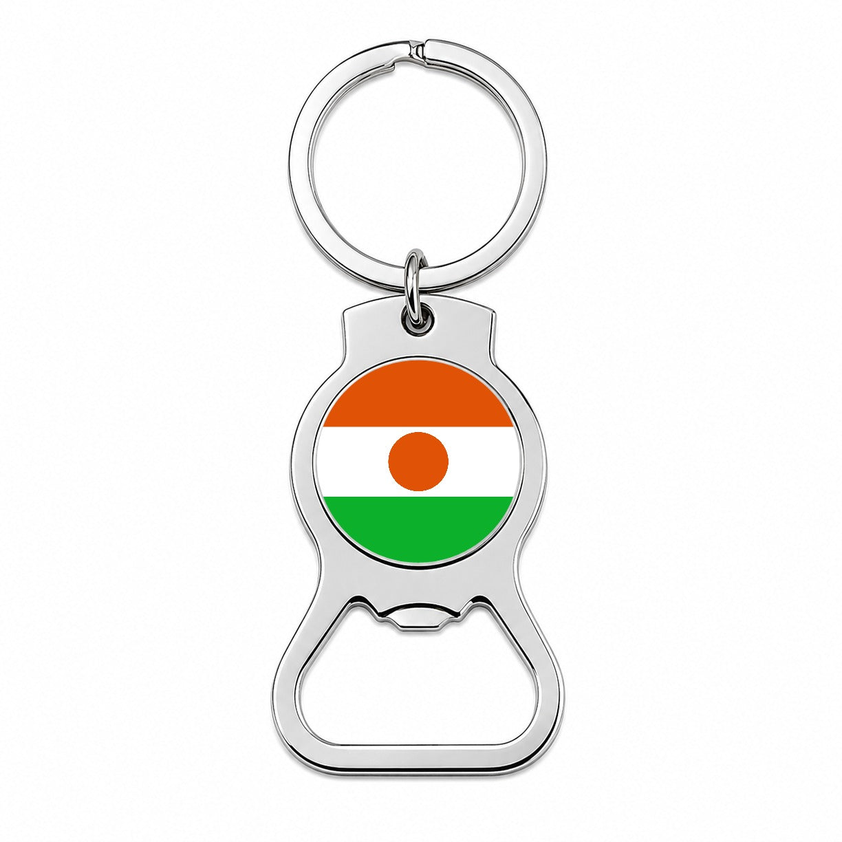 Niger (the) Country Flag Bottle Opener Keychain