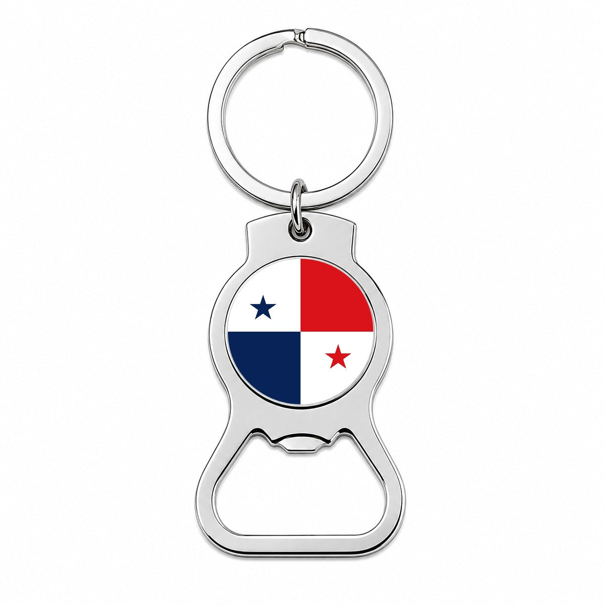 Panama Country Flag Bottle Opener Keychain