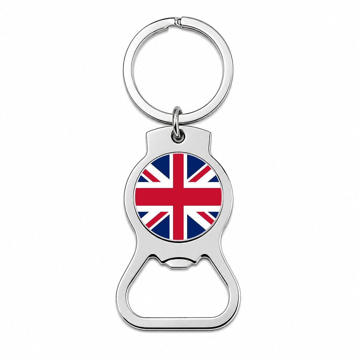 United Kingdom of Great Britain and Northern Ireland Country Flag Bottle Opener Keychain