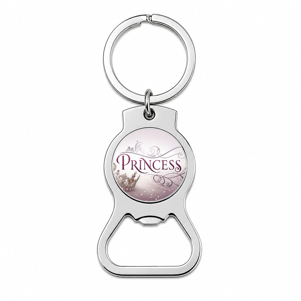 Princess Crown Tiara Royalty Funny Bottle Opener Keychain