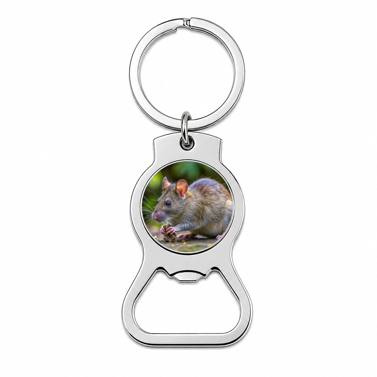 Pouch Rat Bottle Opener Keychain