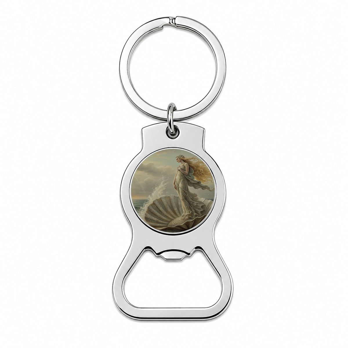 Birth of Venus Inspired Bottle Opener Keychain