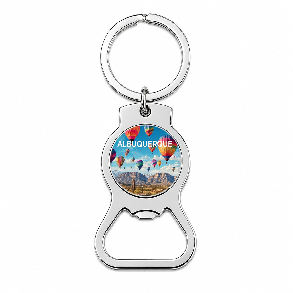 Albuquerque New Mexico Travel Bottle Opener Keychain