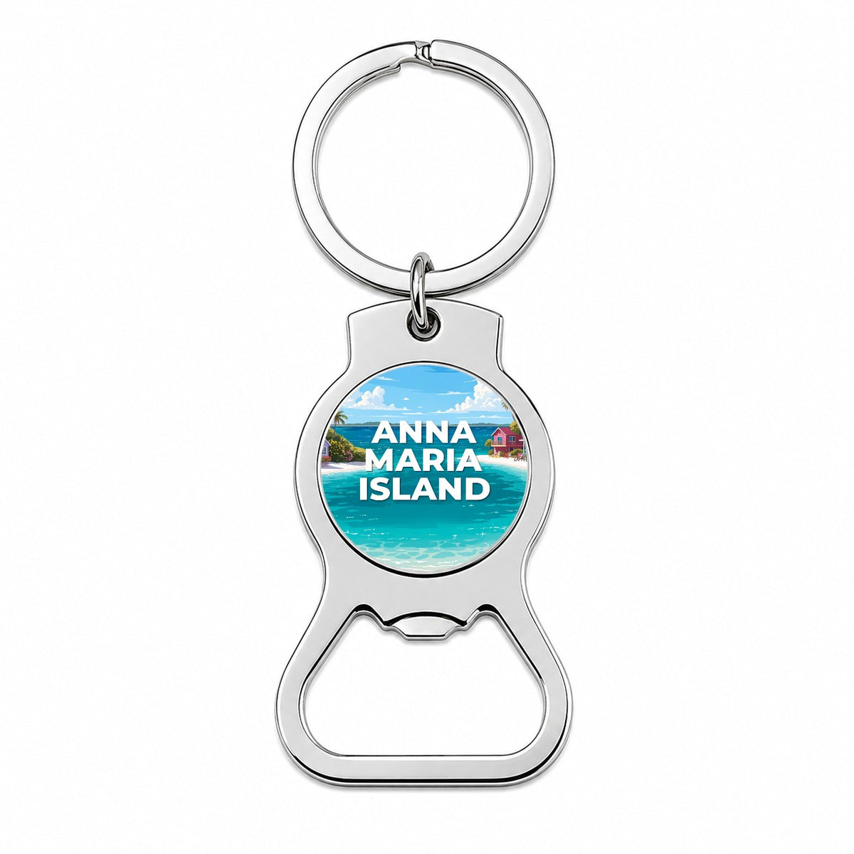 Anna Maria Island Florida Travel Bottle Opener Keychain