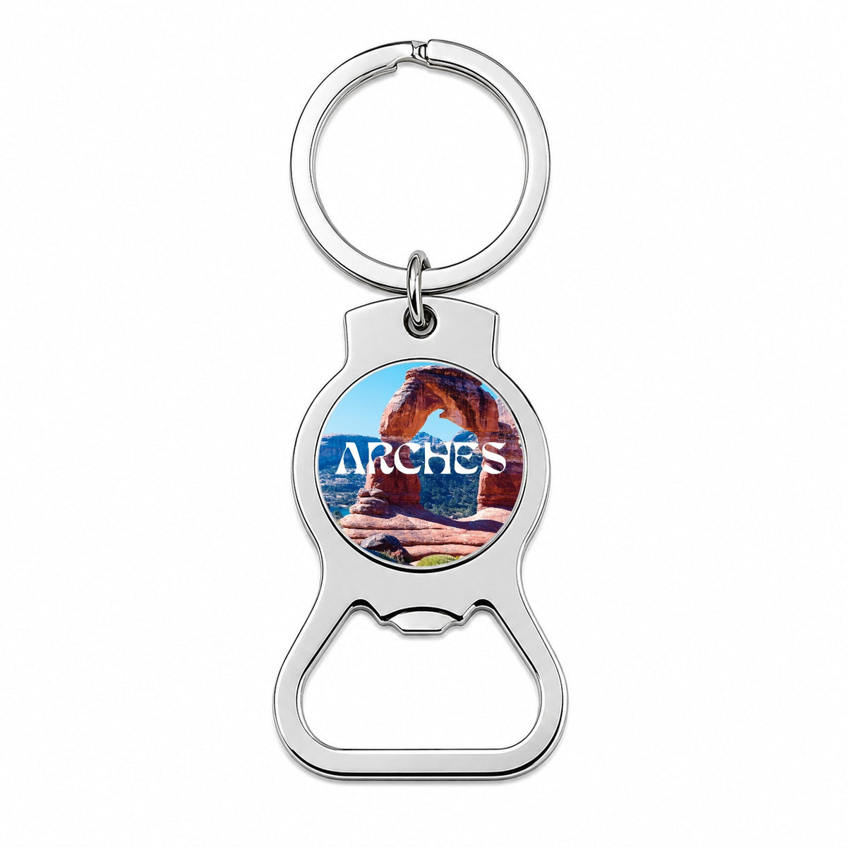 Arches Utah Travel Bottle Opener Keychain