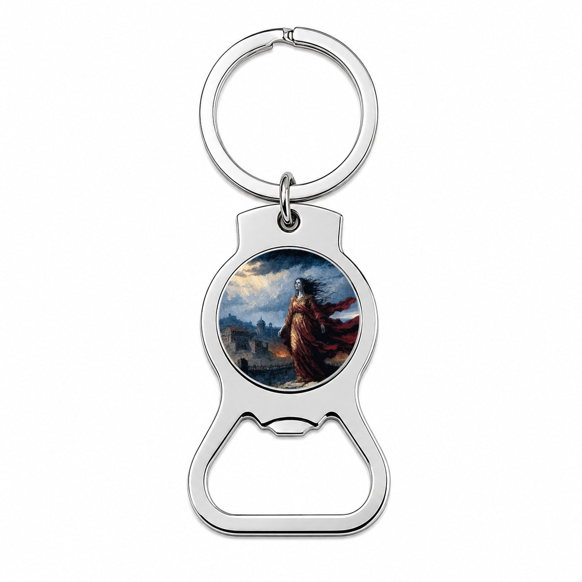 Cassandra Trojan Prophetess Bottle Opener Keychain