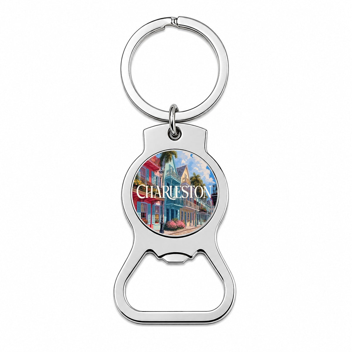 Charleston South Carolina Travel Bottle Opener Keychain