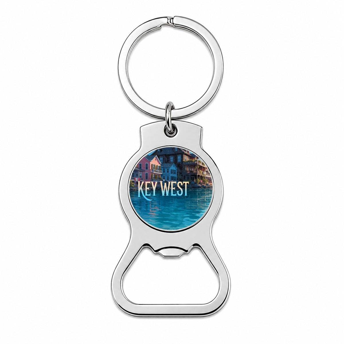 Key West Florida Travel Bottle Opener Keychain