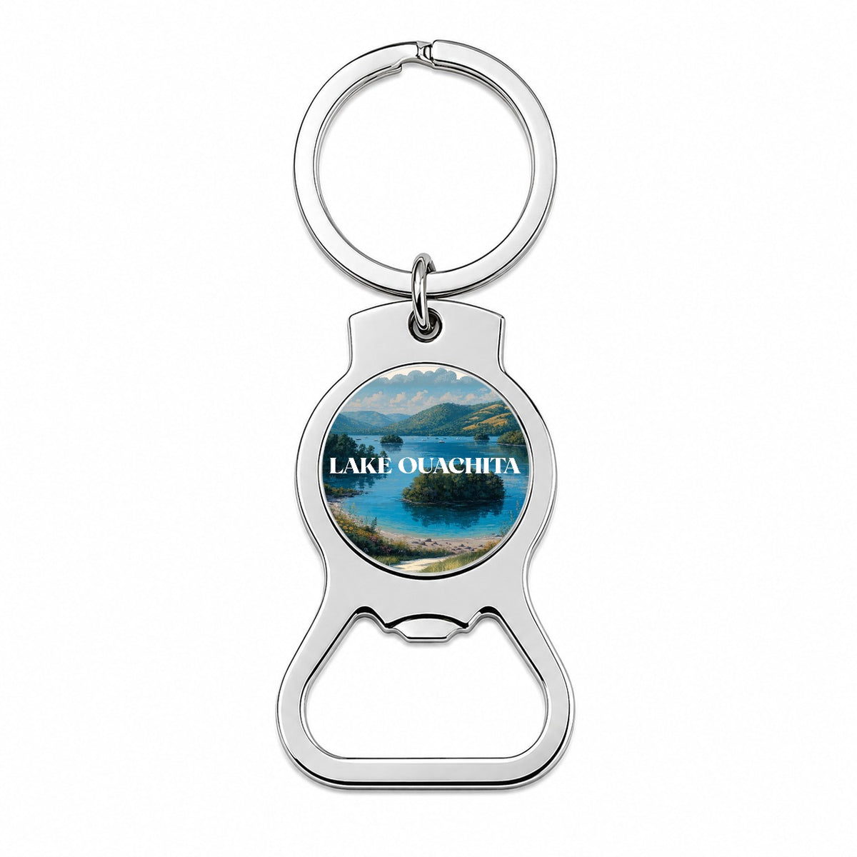 Lake Ouachita Arkansas Travel Bottle Opener Keychain
