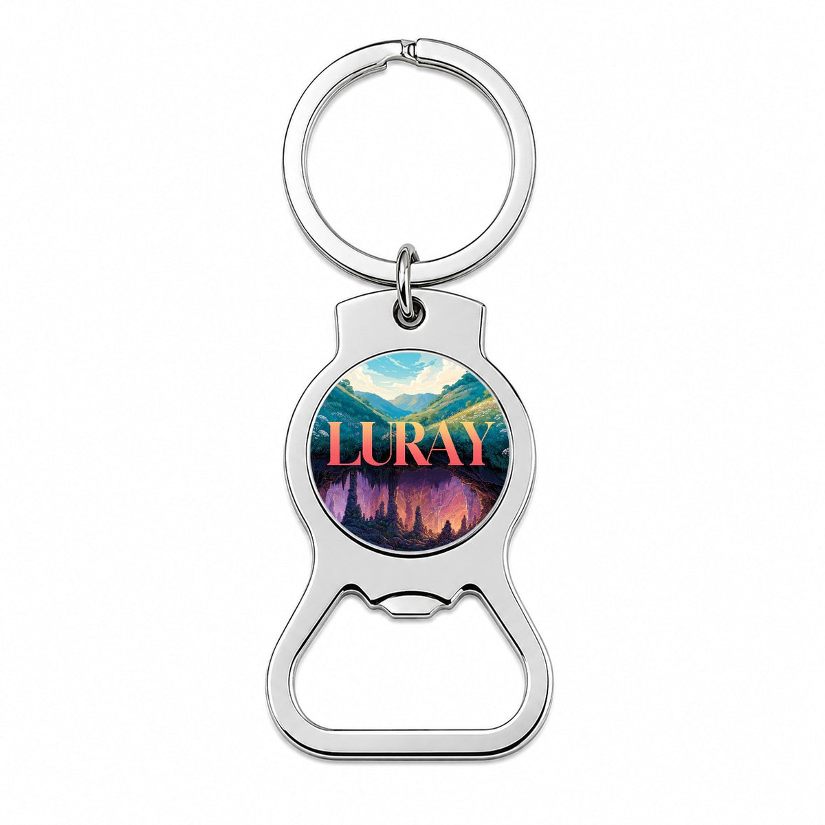 Luray Virginia Travel Bottle Opener Keychain
