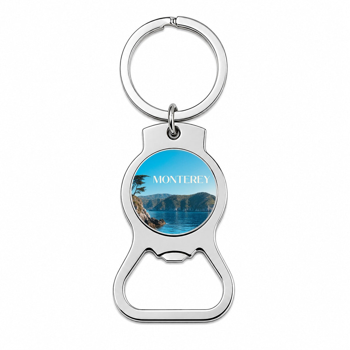 Monterey California Travel Bottle Opener Keychain
