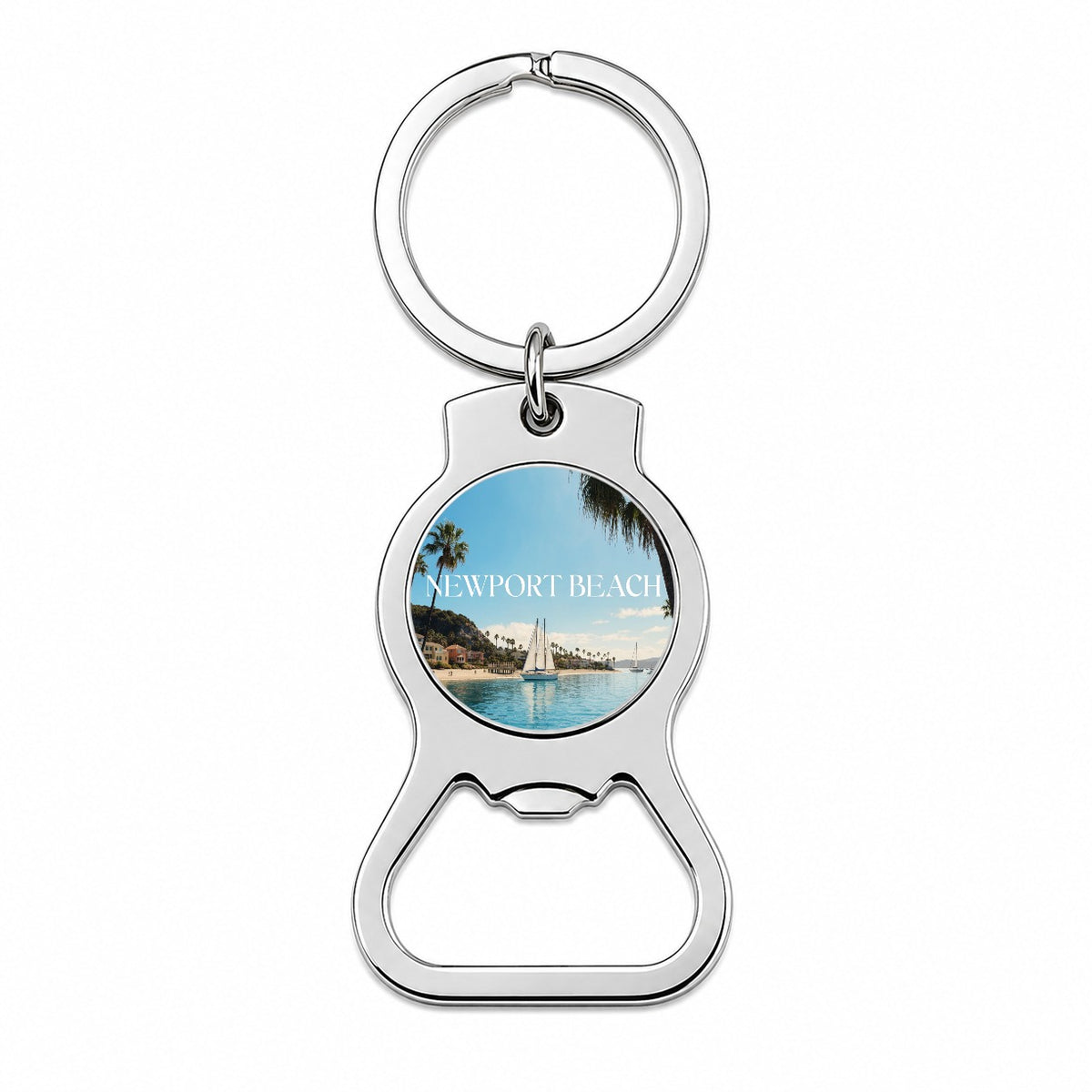 Newport Beach California Travel Bottle Opener Keychain