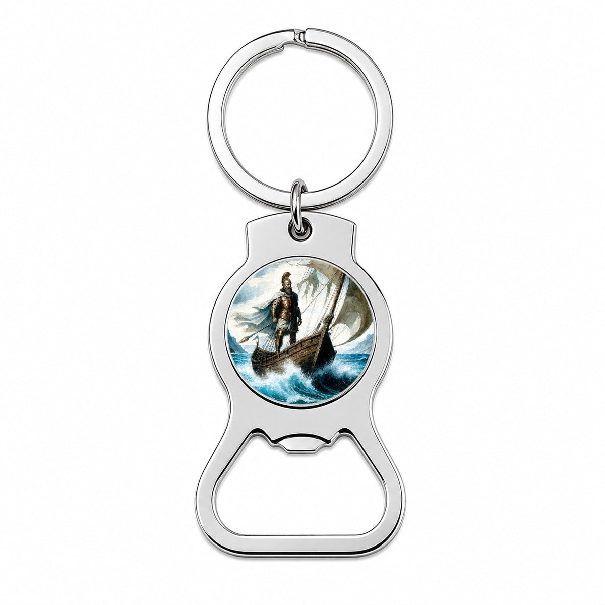 Odysseus Greek Mythology Bottle Opener Keychain