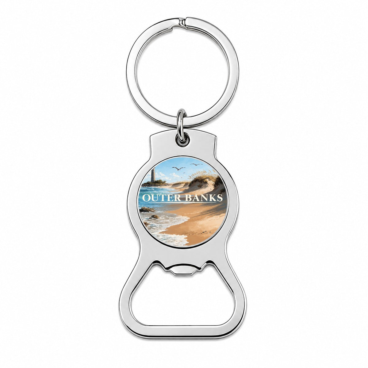 Outer Banks North Carolina Travel Bottle Opener Keychain