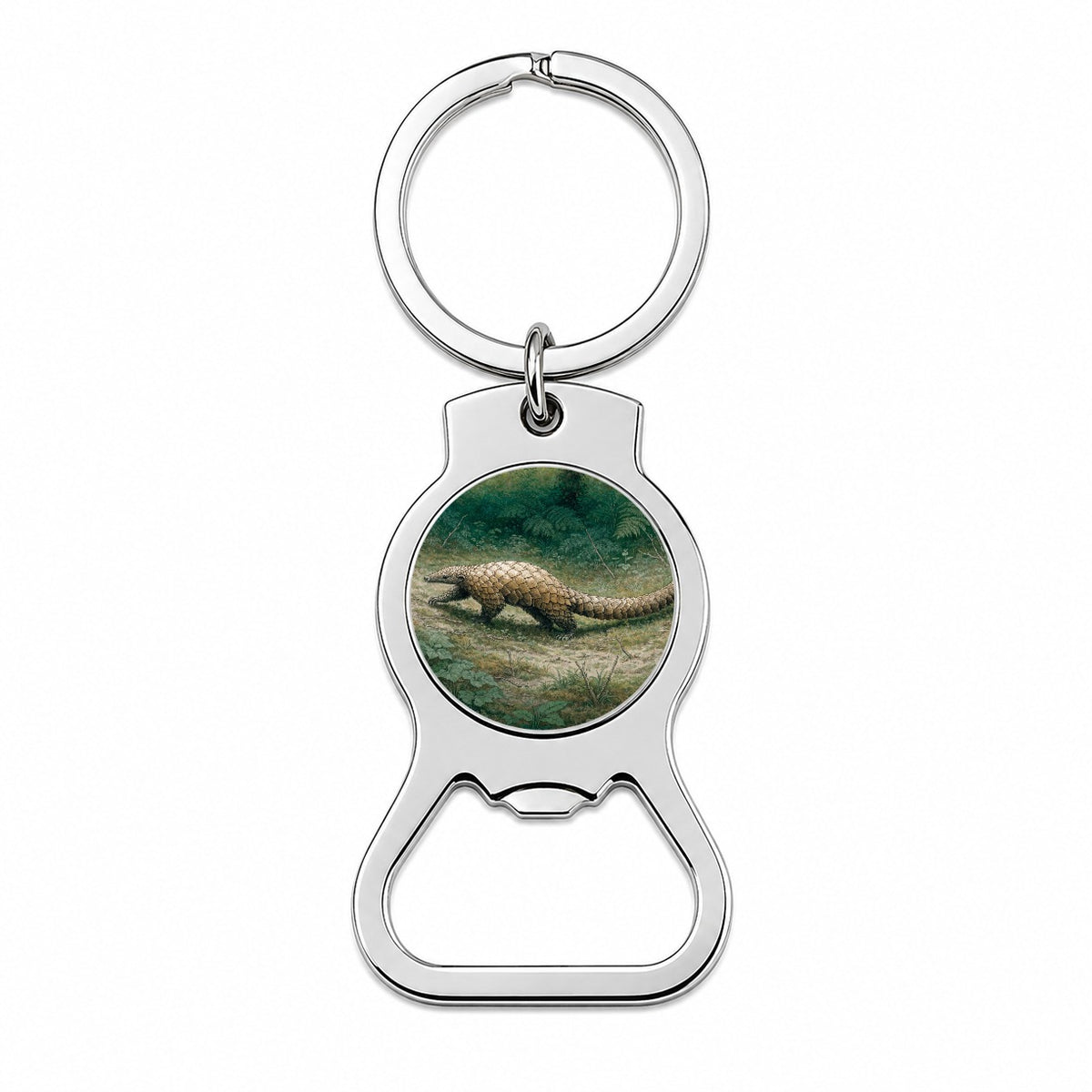 Pangolin Walking Bottle Opener Keychain