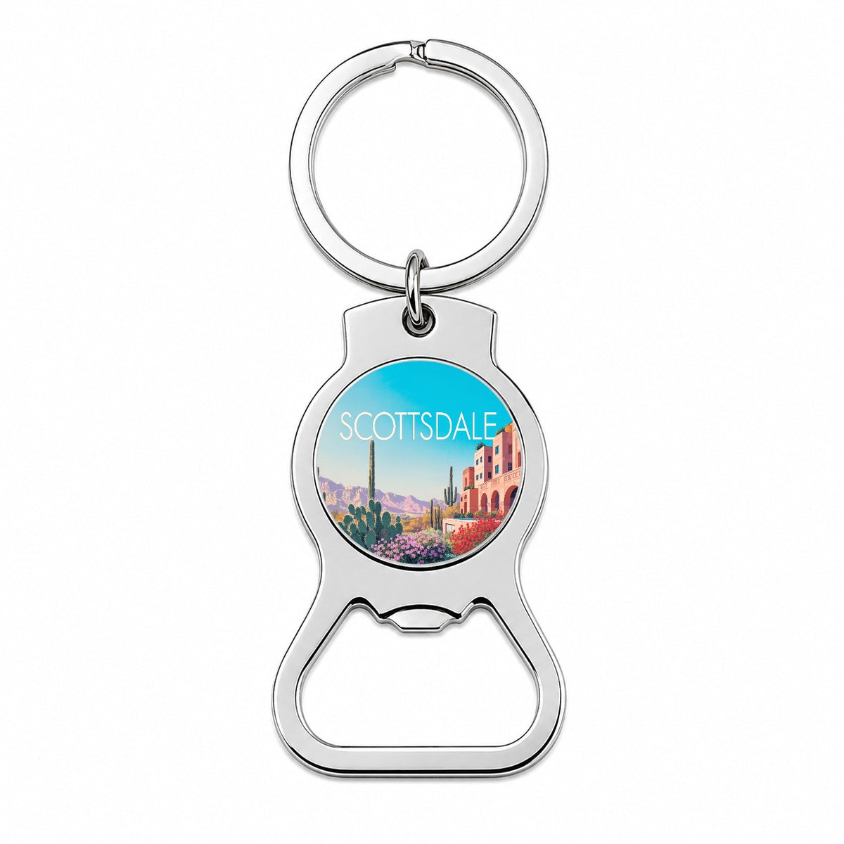 Scottsdale Arizona Travel Bottle Opener Keychain