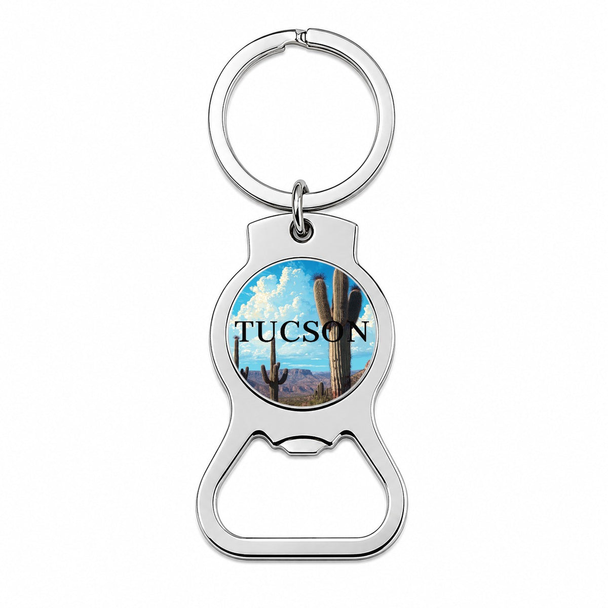 Tucson Arizona Travel Bottle Opener Keychain