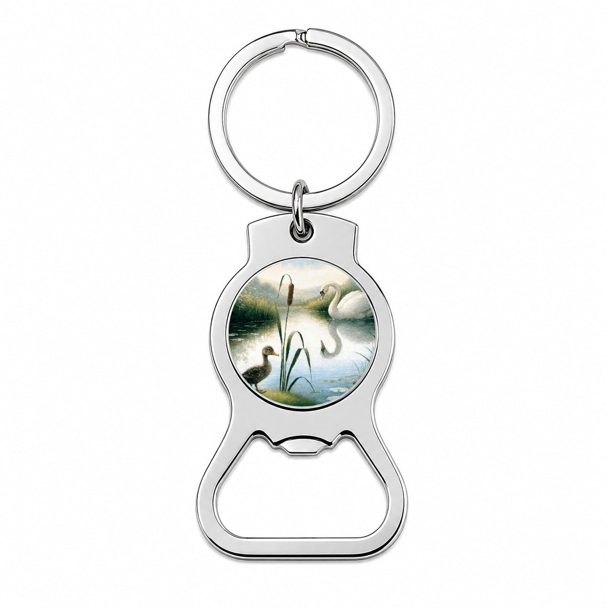 Ugly Duckling Fairy Tale Bottle Opener Keychain