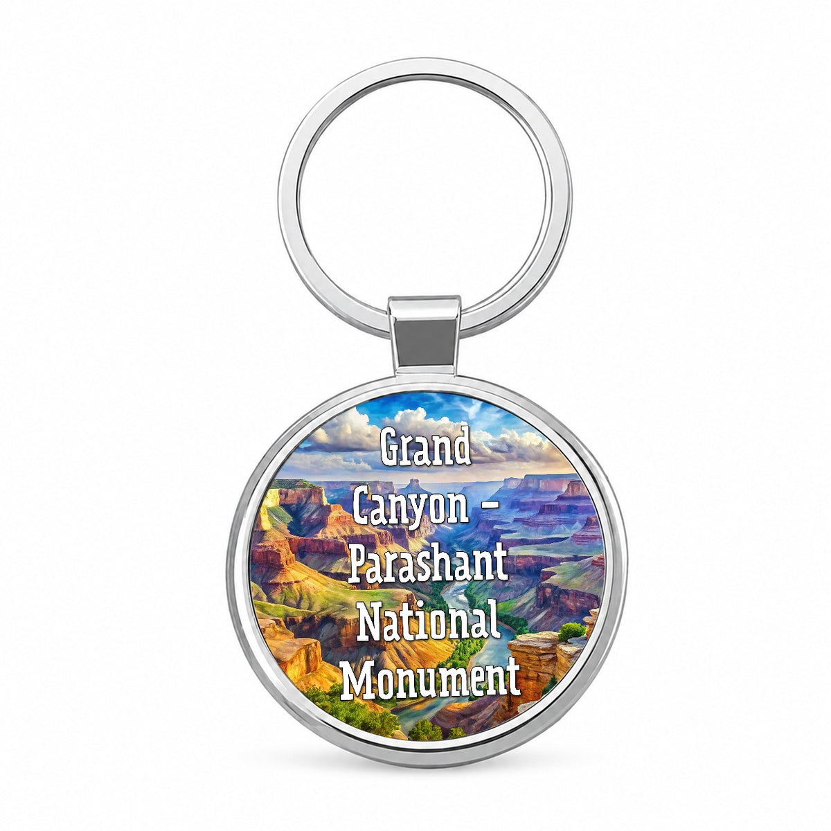 Grand Canyon - Parashant National Monument Arizona Round Metal Keychain
