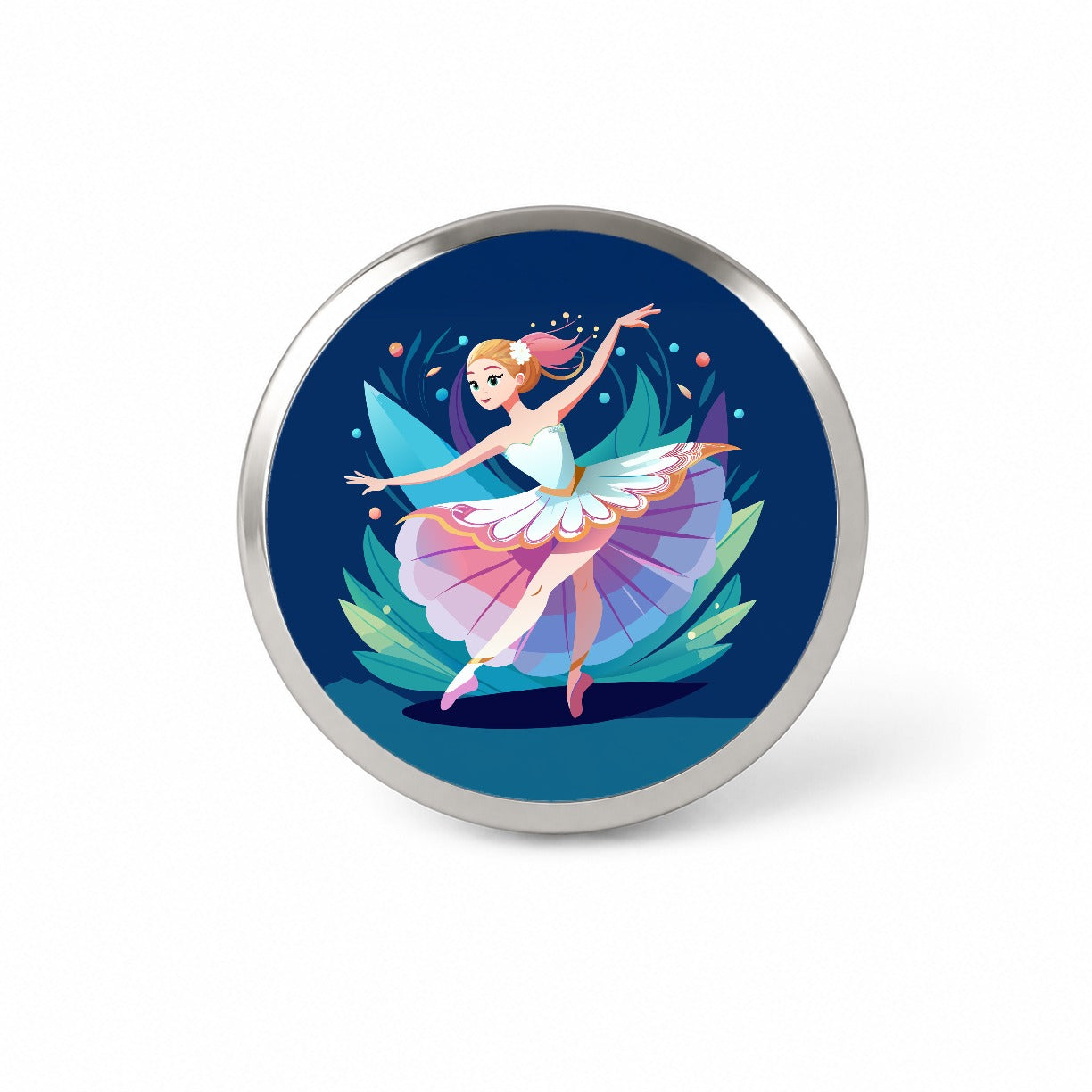 Ballerina Ballet Dancer Cute Novelty Hat Backpack Lapel Pin