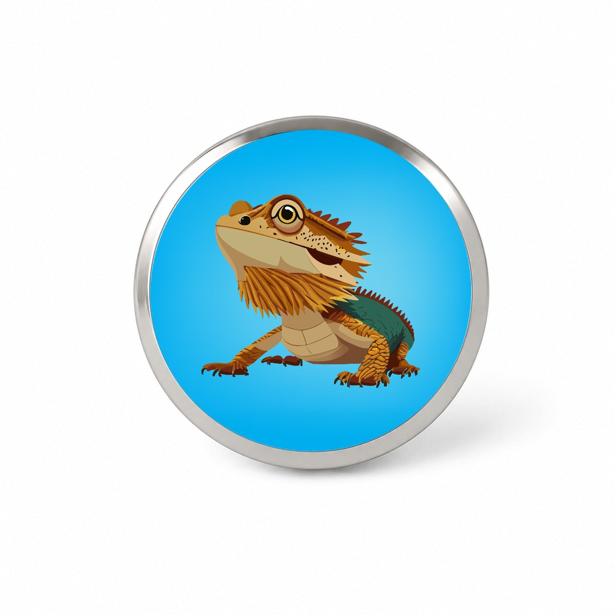 Bearded Dragon Majestic Novelty Hat Backpack Lapel Pin