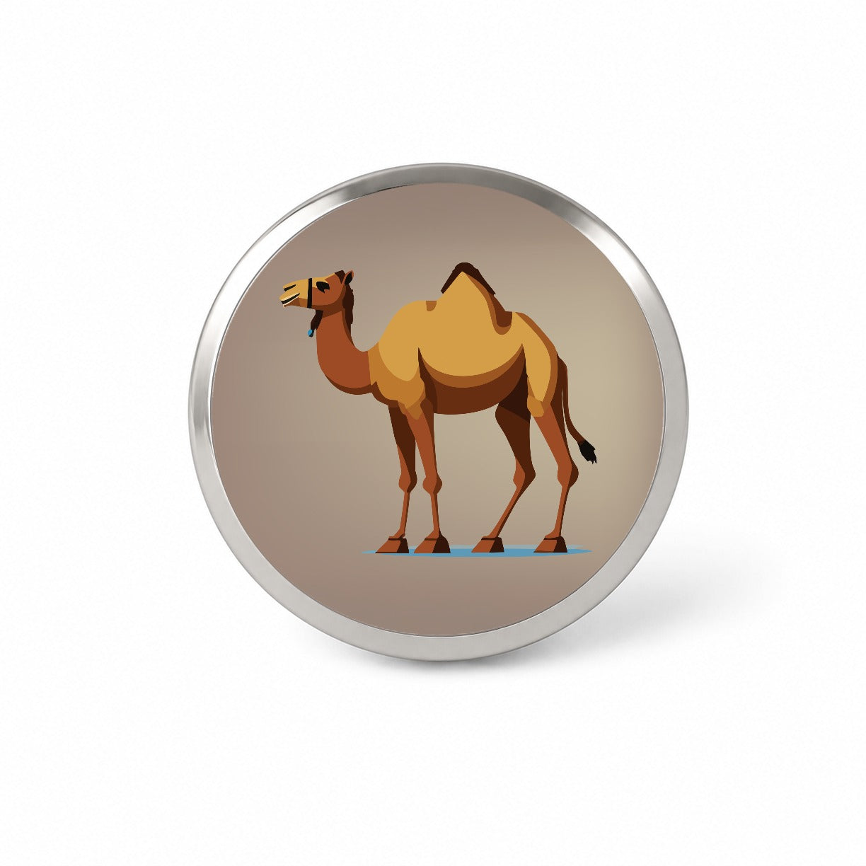 Camel Standing Novelty Hat Backpack Lapel Pin