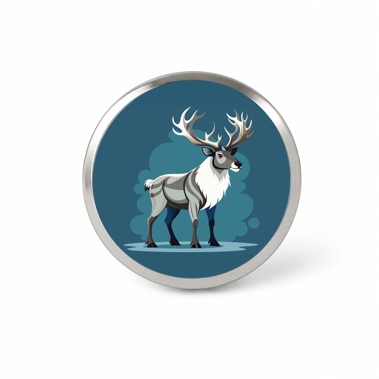 Caribou Reindeer Novelty Hat Backpack Lapel Pin