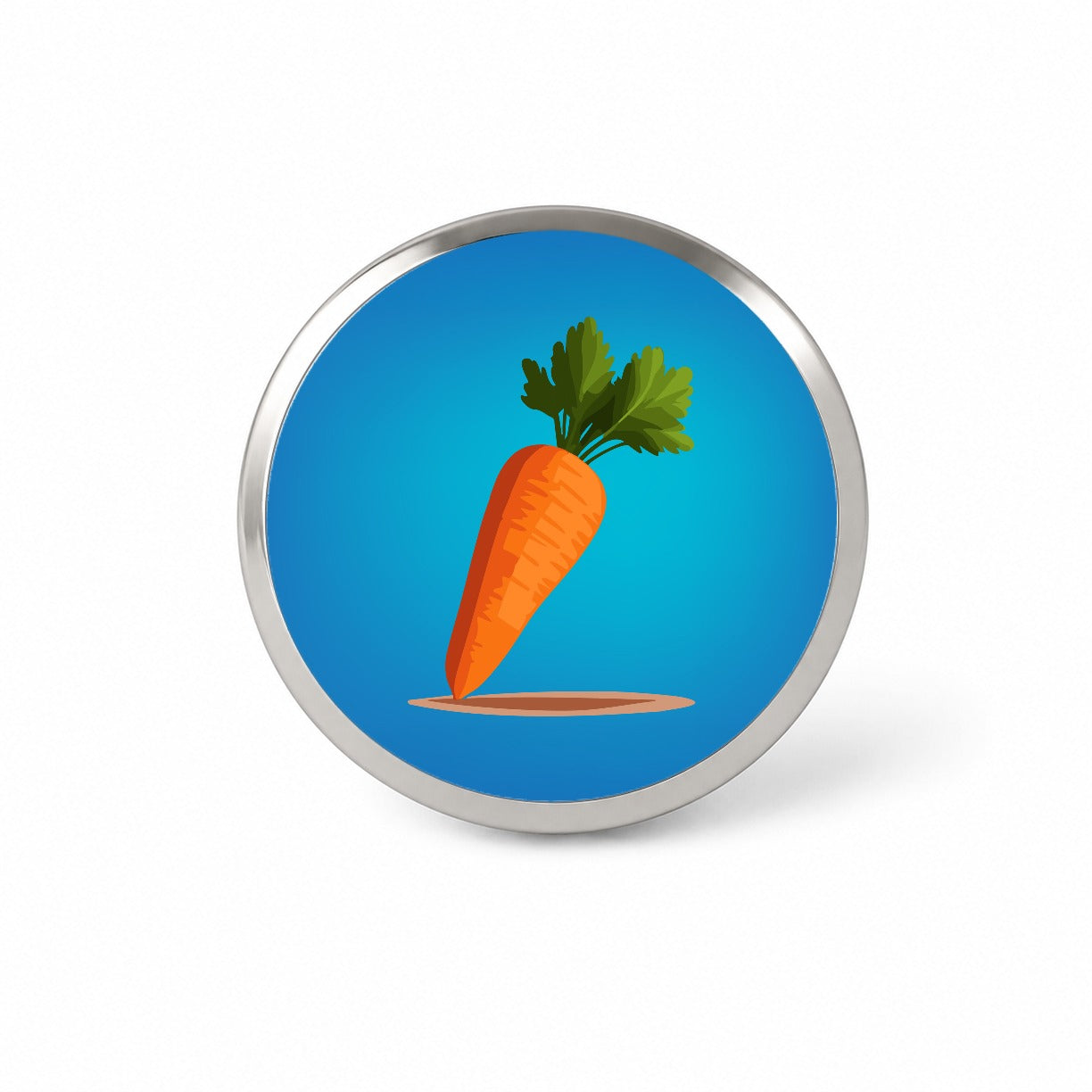 Carrot Cute Vegetable Vegetarian Vegan Novelty Hat Backpack Lapel Pin