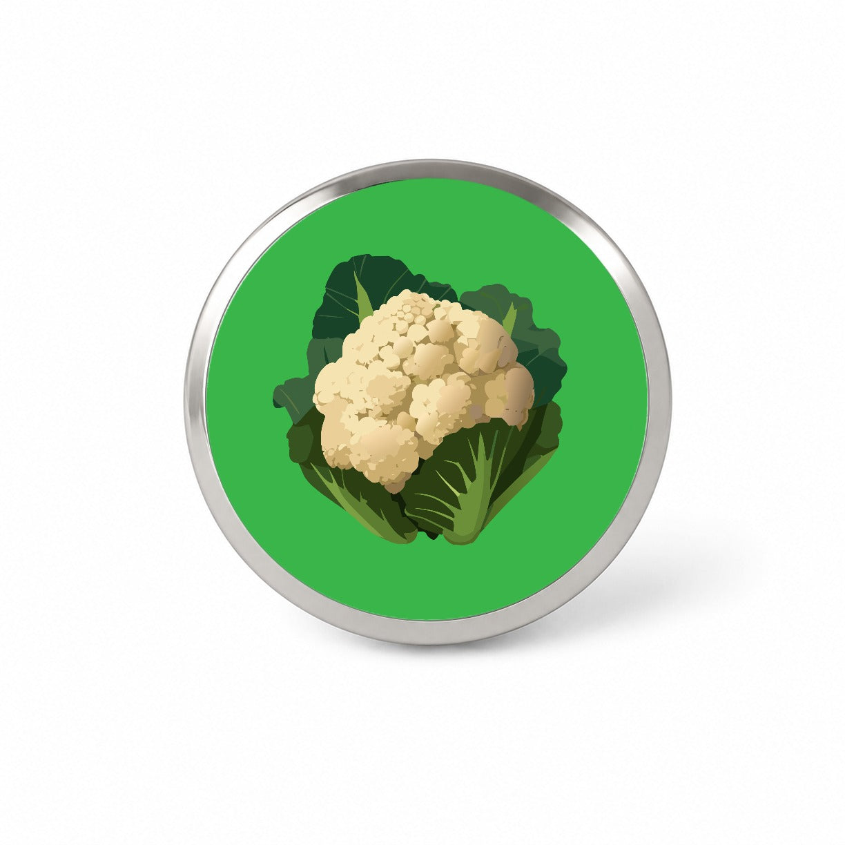 Cauliflower Vegetable Novelty Hat Backpack Lapel Pin