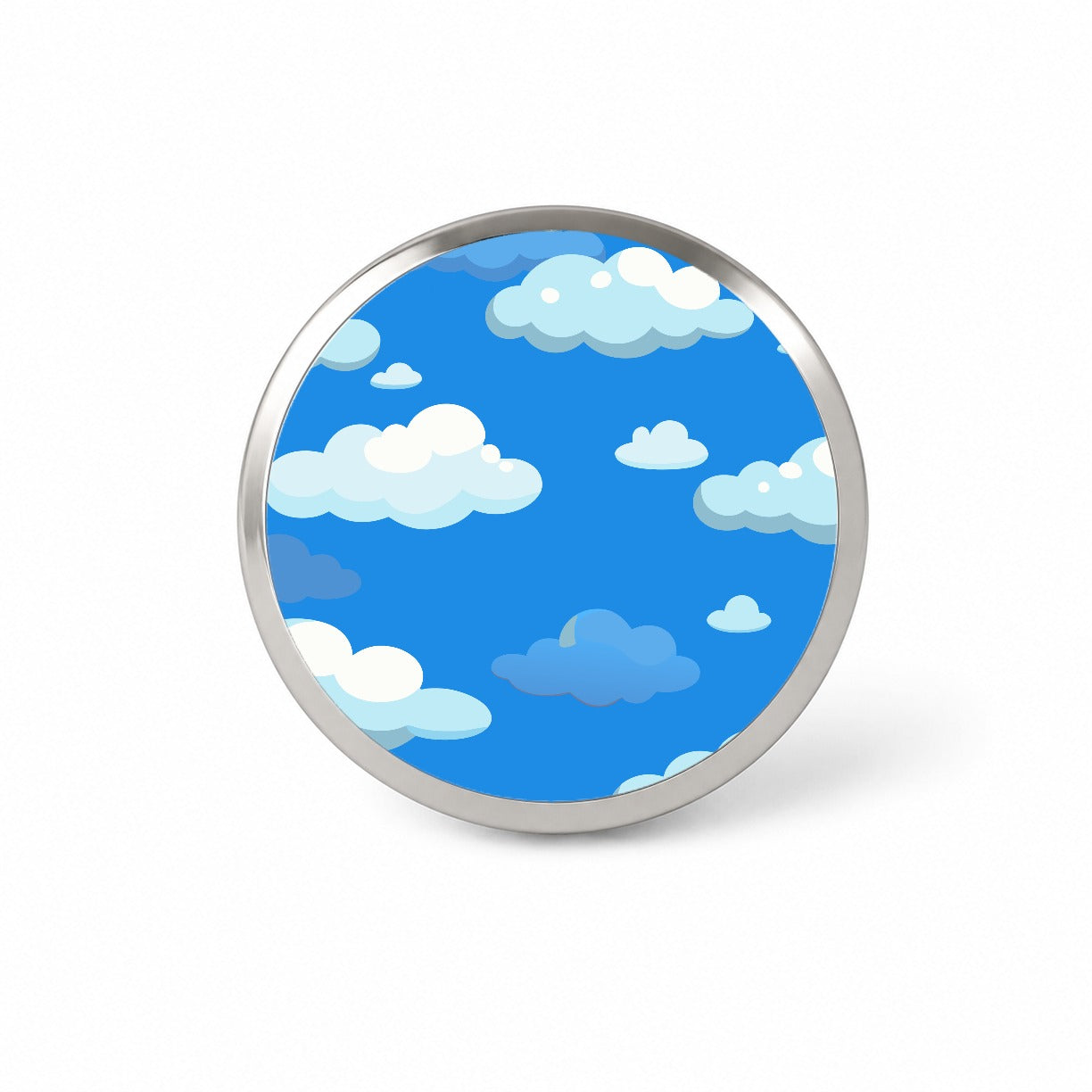 Clouds in the Sky Novelty Hat Backpack Lapel Pin