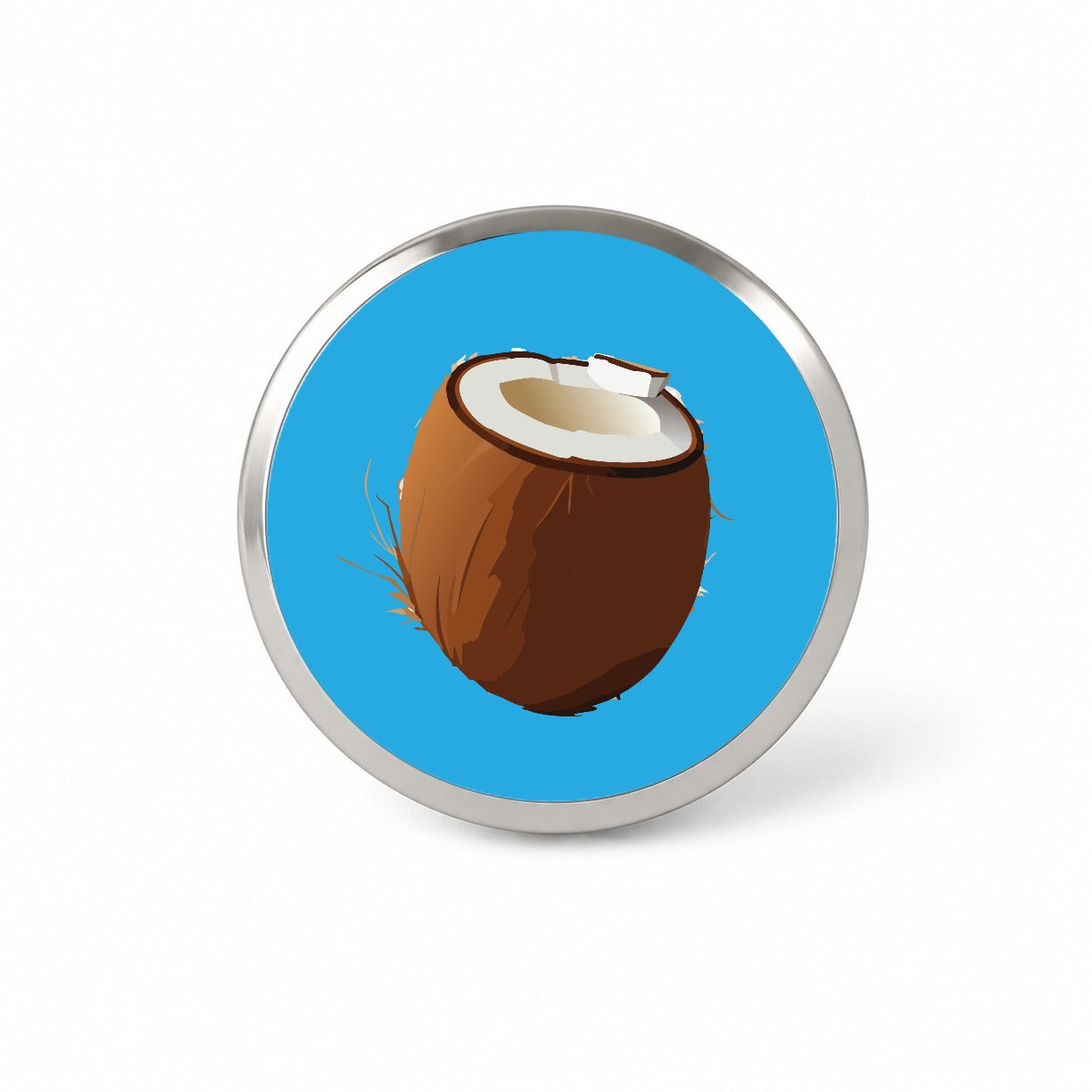 Coconut Tropical Fruit Novelty Hat Backpack Lapel Pin