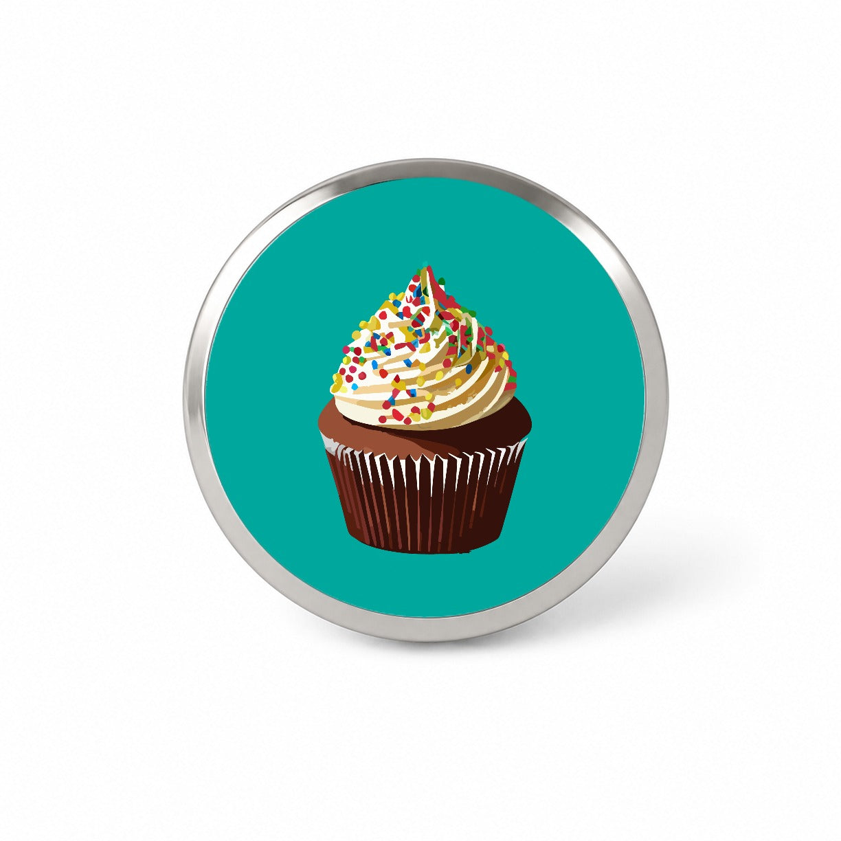 Cupcake with Sprinkles Birthday Celebration Novelty Hat Backpack Lapel Pin