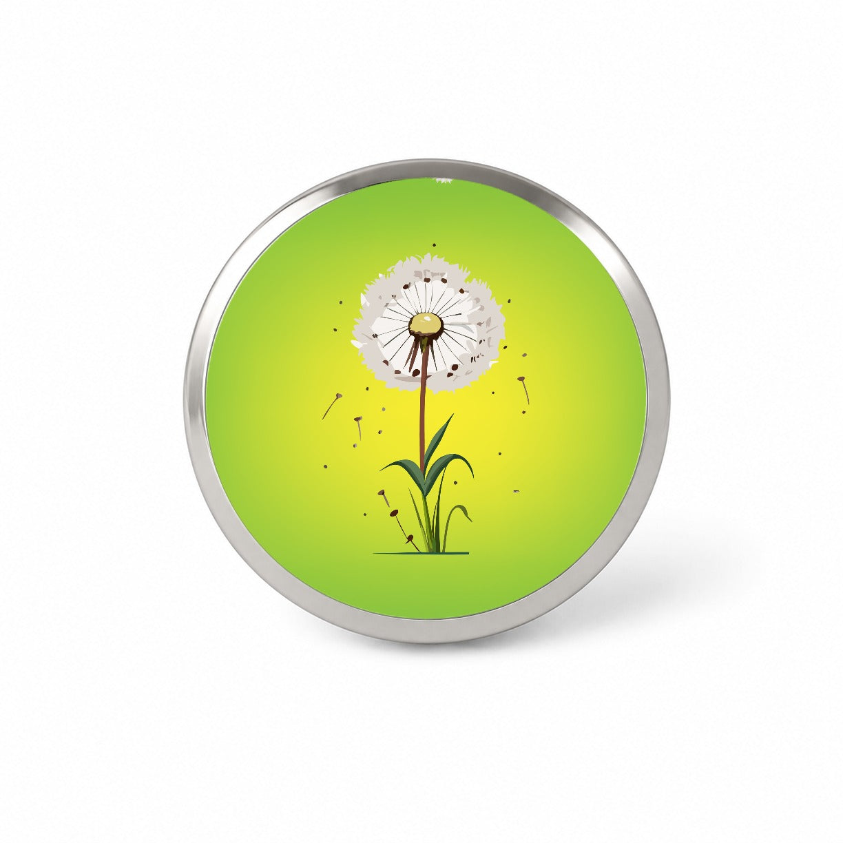 Dandelion Weed Flower Novelty Hat Backpack Lapel Pin