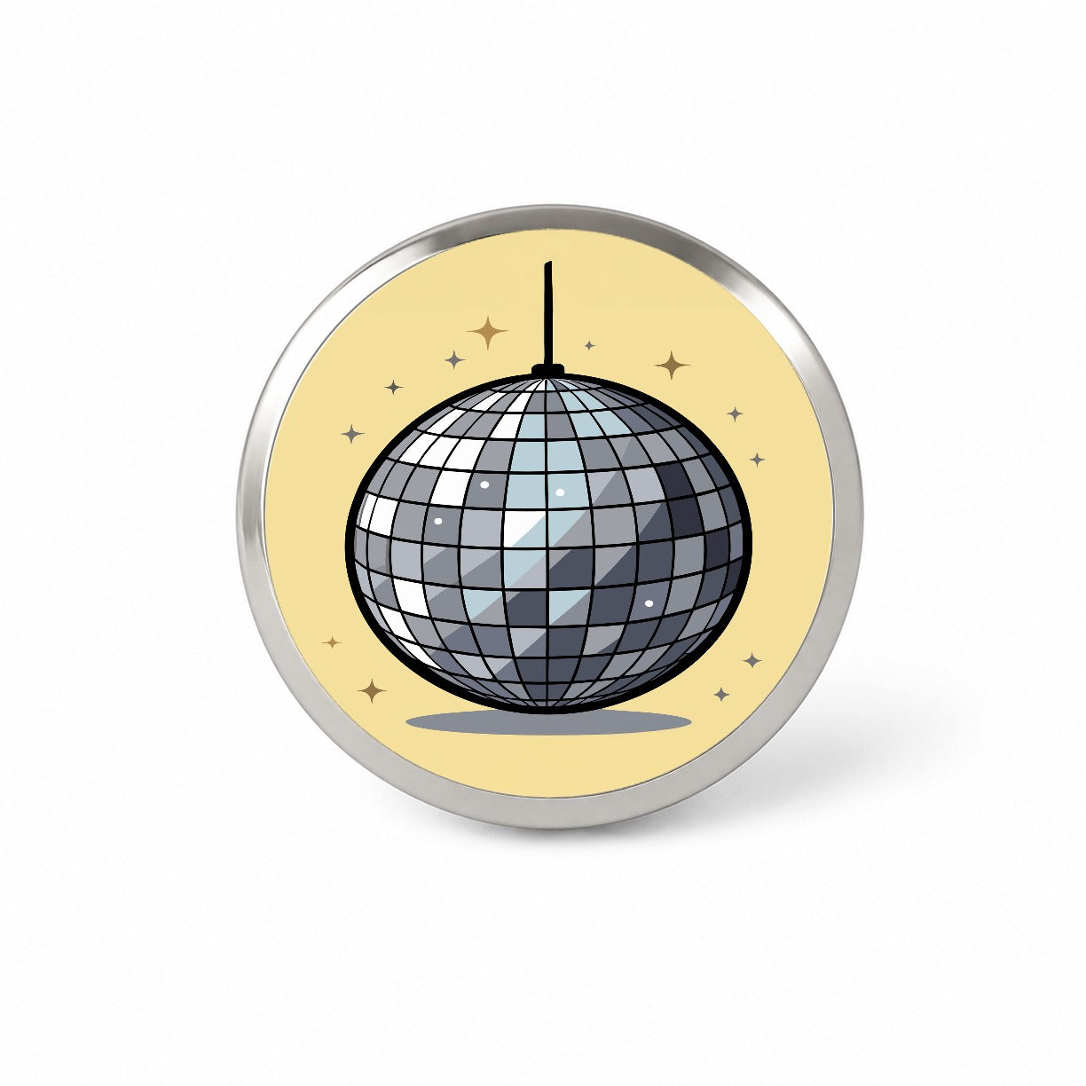 Disco Ball Novelty Hat Backpack Lapel Pin