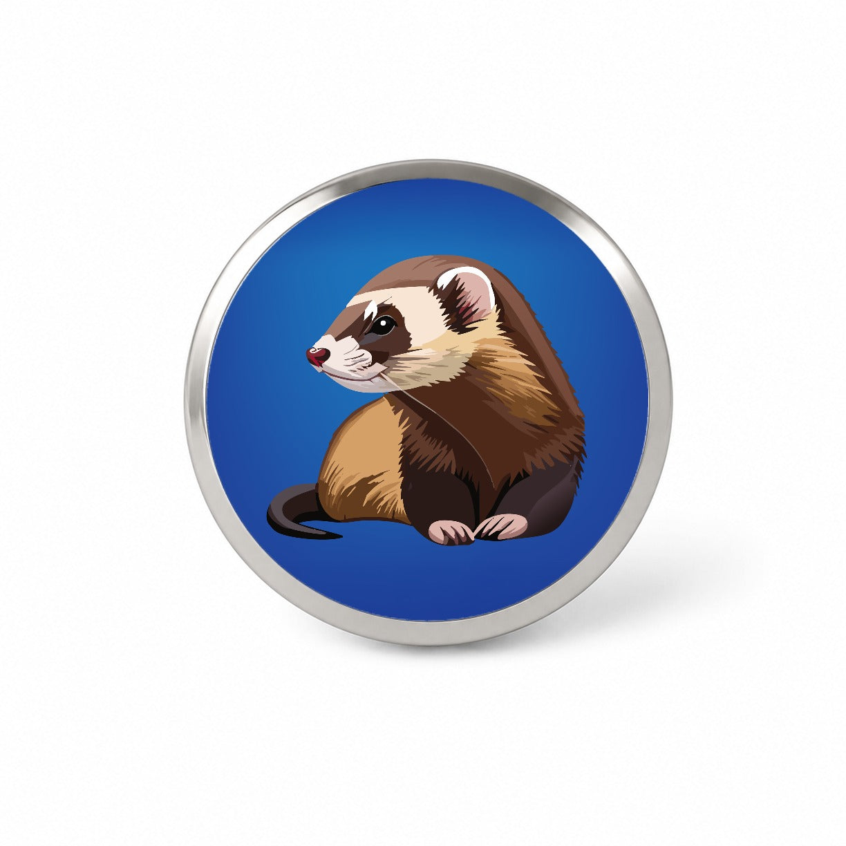 Ferret Friend Novelty Hat Backpack Lapel Pin