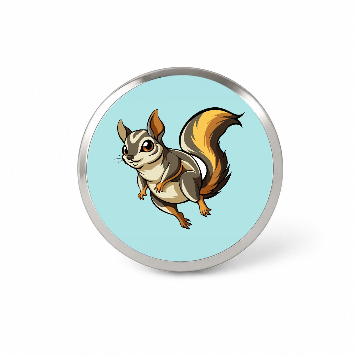 Flying Squirrel Novelty Hat Backpack Lapel Pin