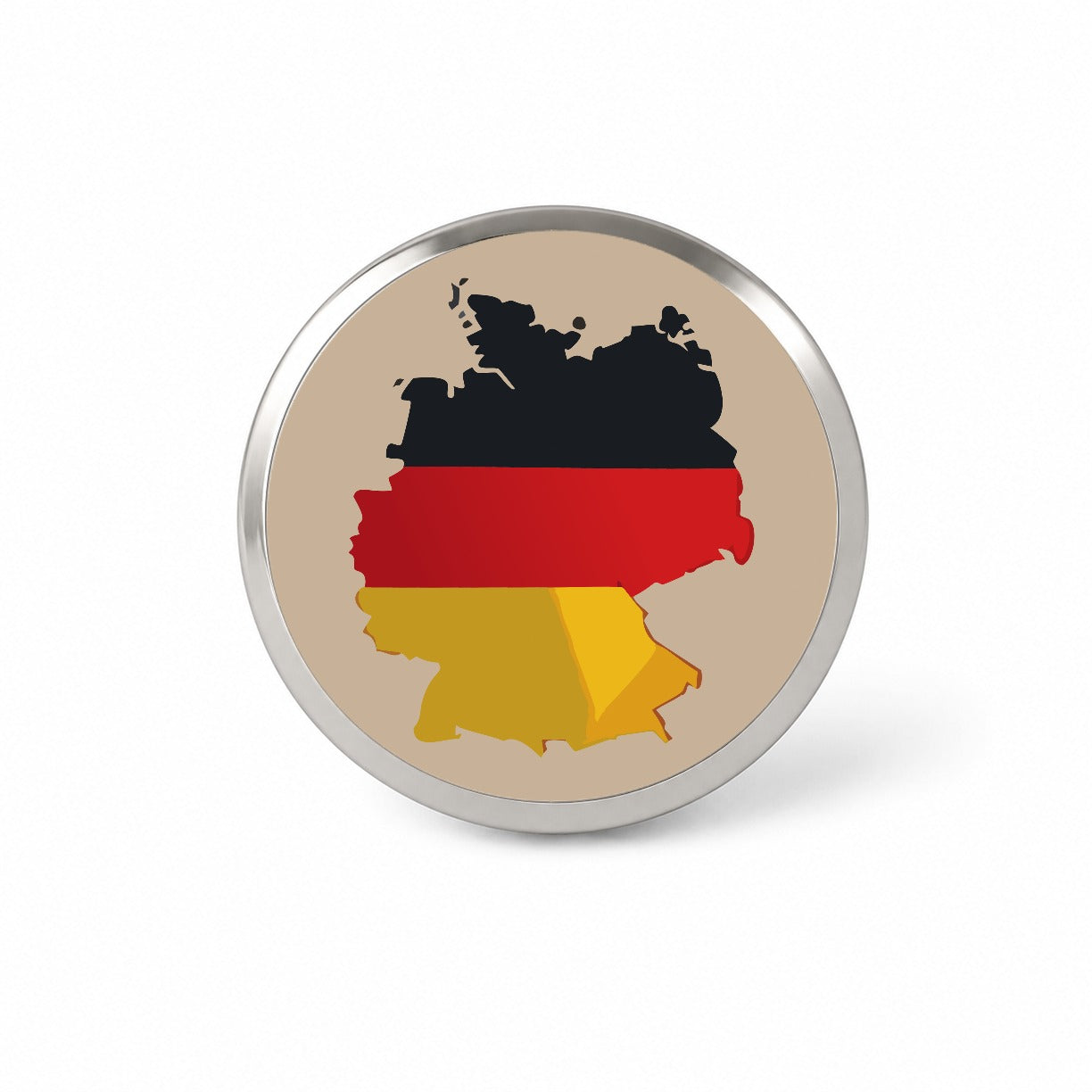 Germany German Flag Country Shape Novelty Hat Backpack Lapel Pin