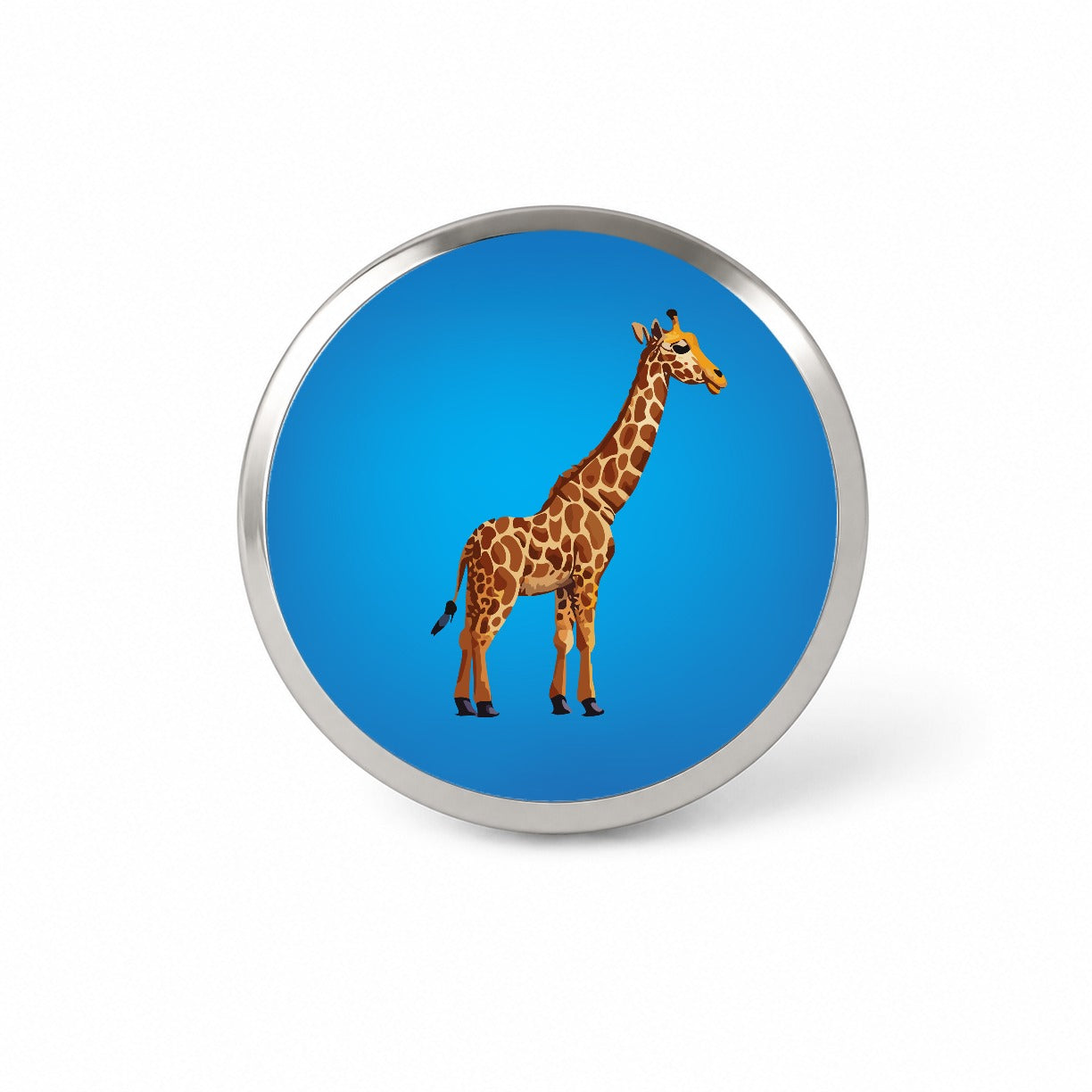 Giraffe Watercolor Novelty Hat Backpack Lapel Pin