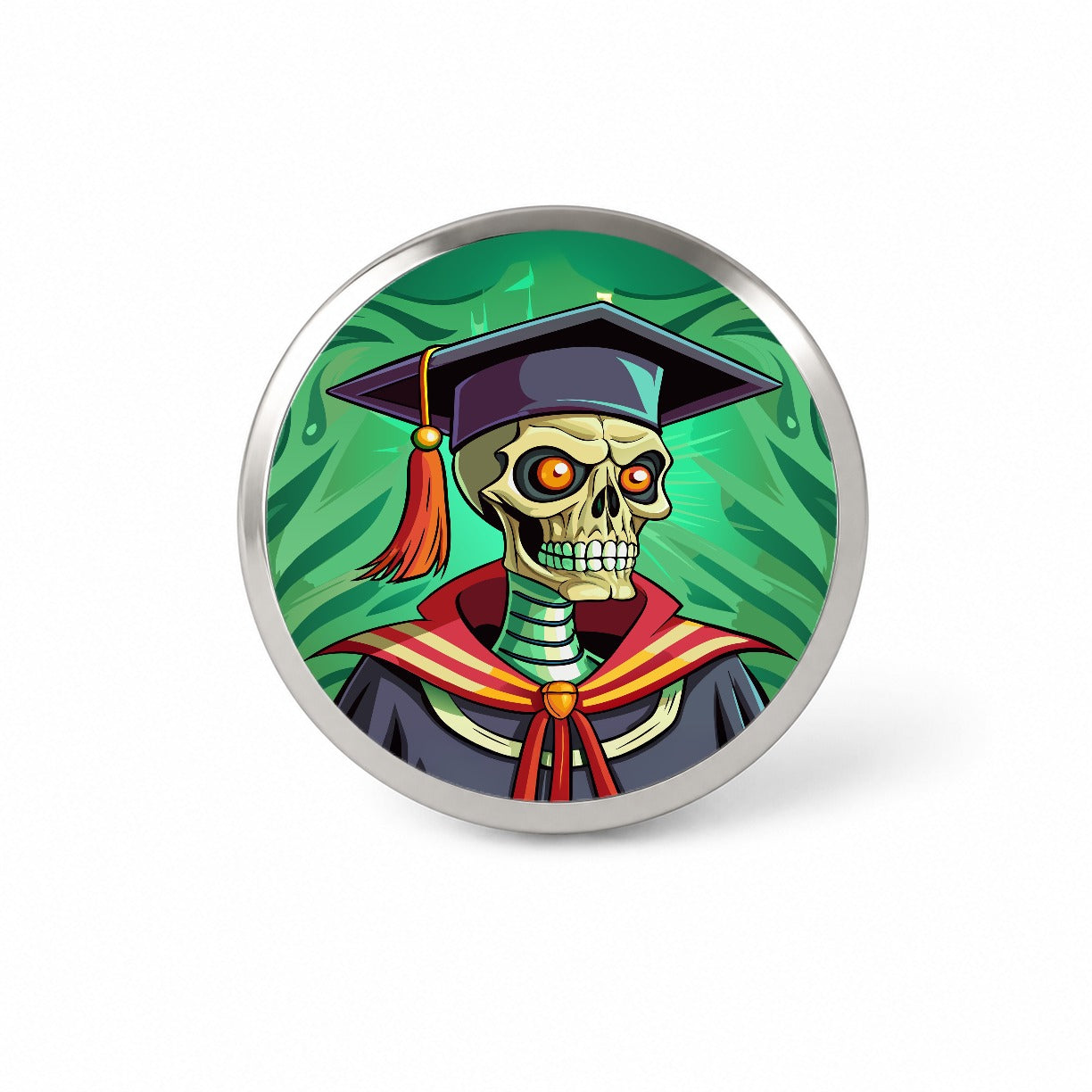 Graduate Skeleton Scary Graduation Novelty Hat Backpack Lapel Pin