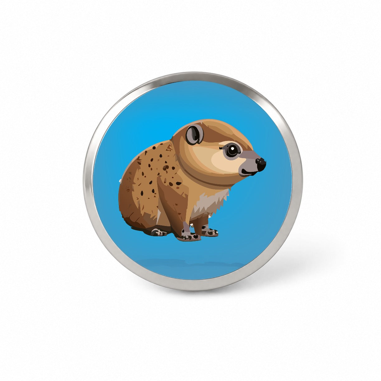 Hyrax Dassie Africa Animal Novelty Hat Backpack Lapel Pin