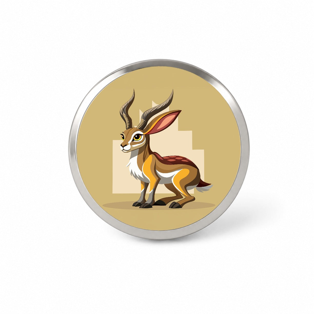 Jackalope Elegant Novelty Hat Backpack Lapel Pin