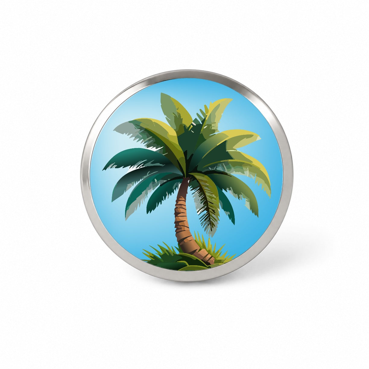 Palm Tree Lush Tropical Novelty Hat Backpack Lapel Pin