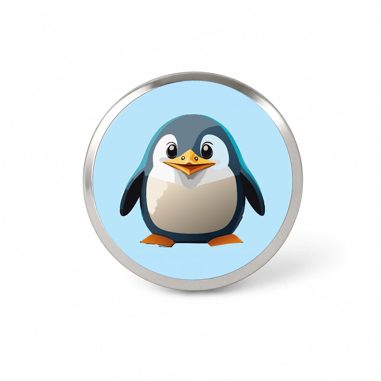 Penguin Standing Novelty Hat Backpack Lapel Pin