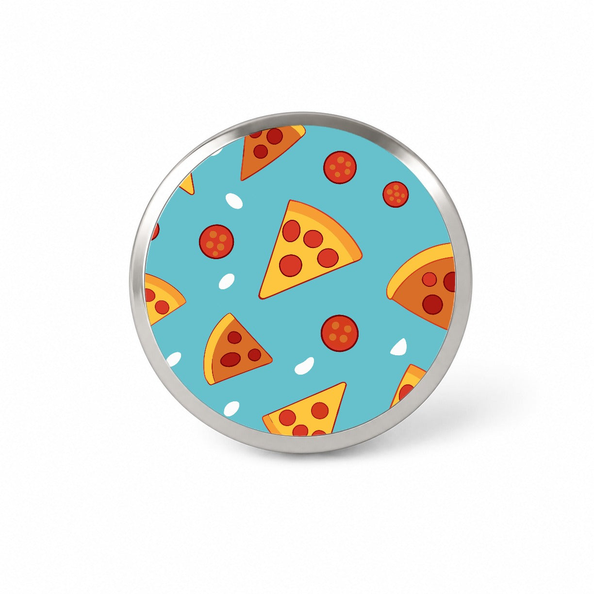 Pepperoni Pizza Scattered Pattern Novelty Hat Backpack Lapel Pin