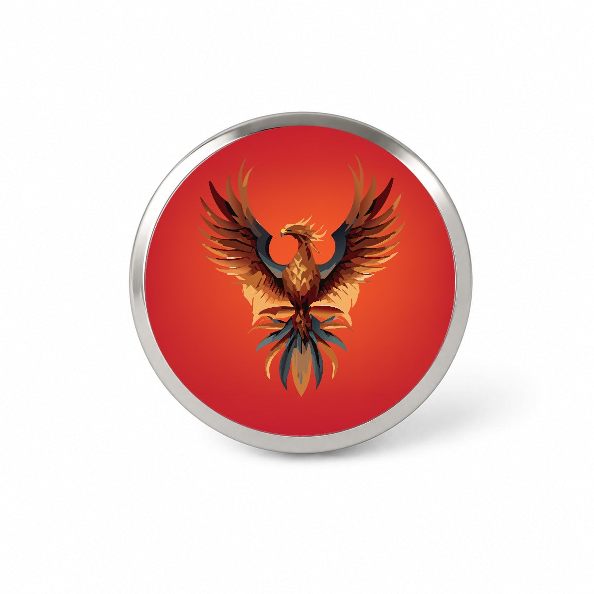 Phoenix Mythical Spiritual Bird Novelty Hat Backpack Lapel Pin