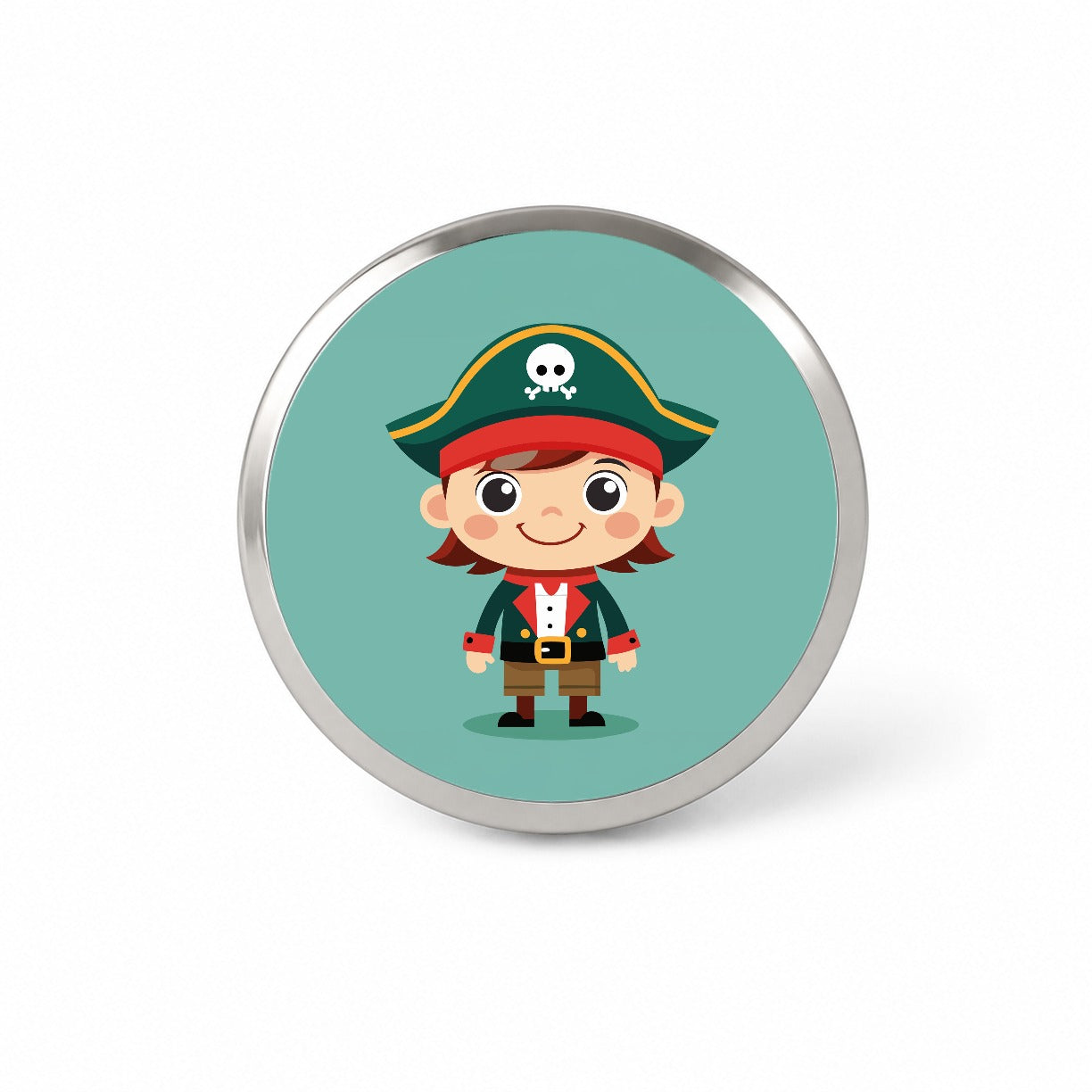 Pirate Cute Novelty Hat Backpack Lapel Pin