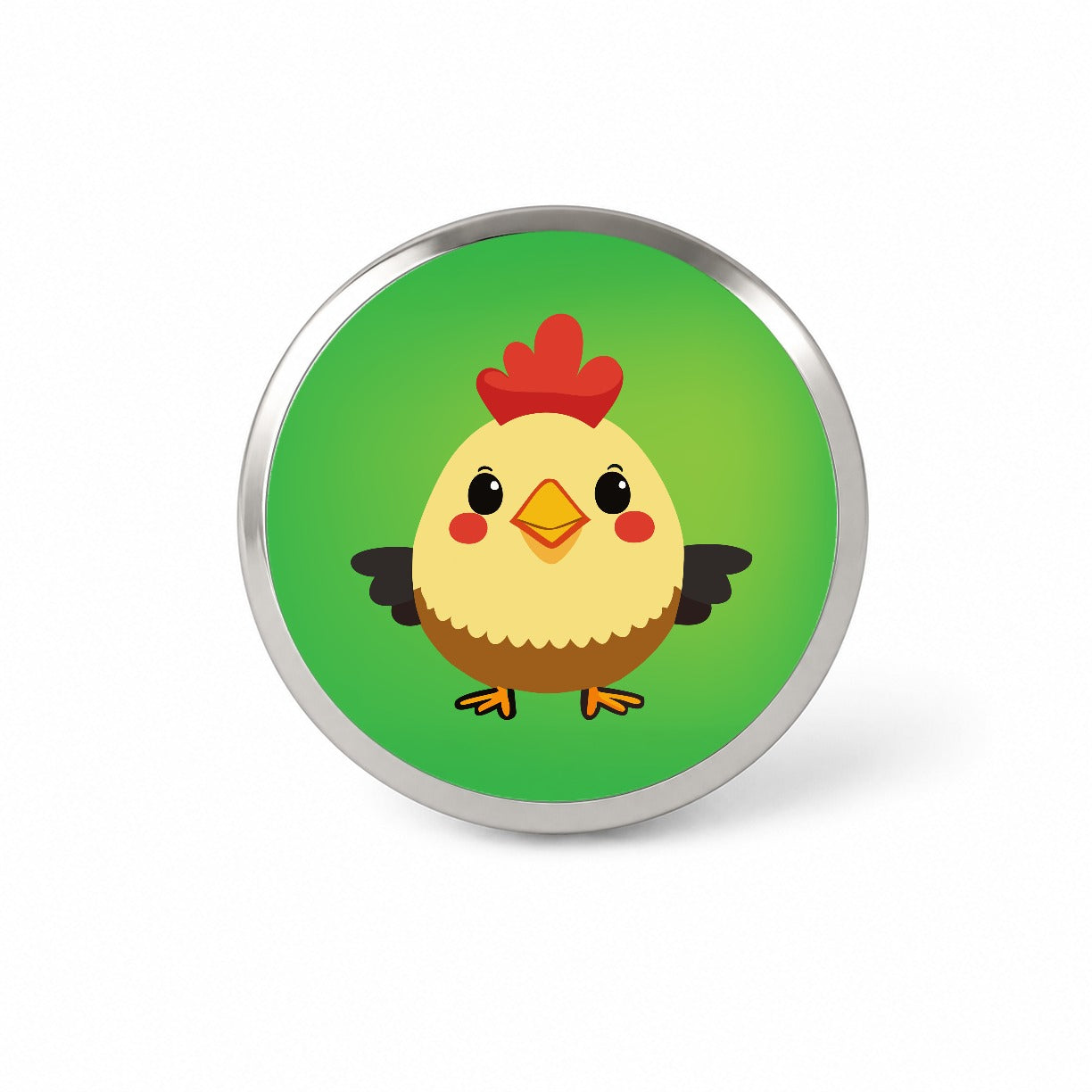 Rooster Chicken Sweet Baby Novelty Hat Backpack Lapel Pin